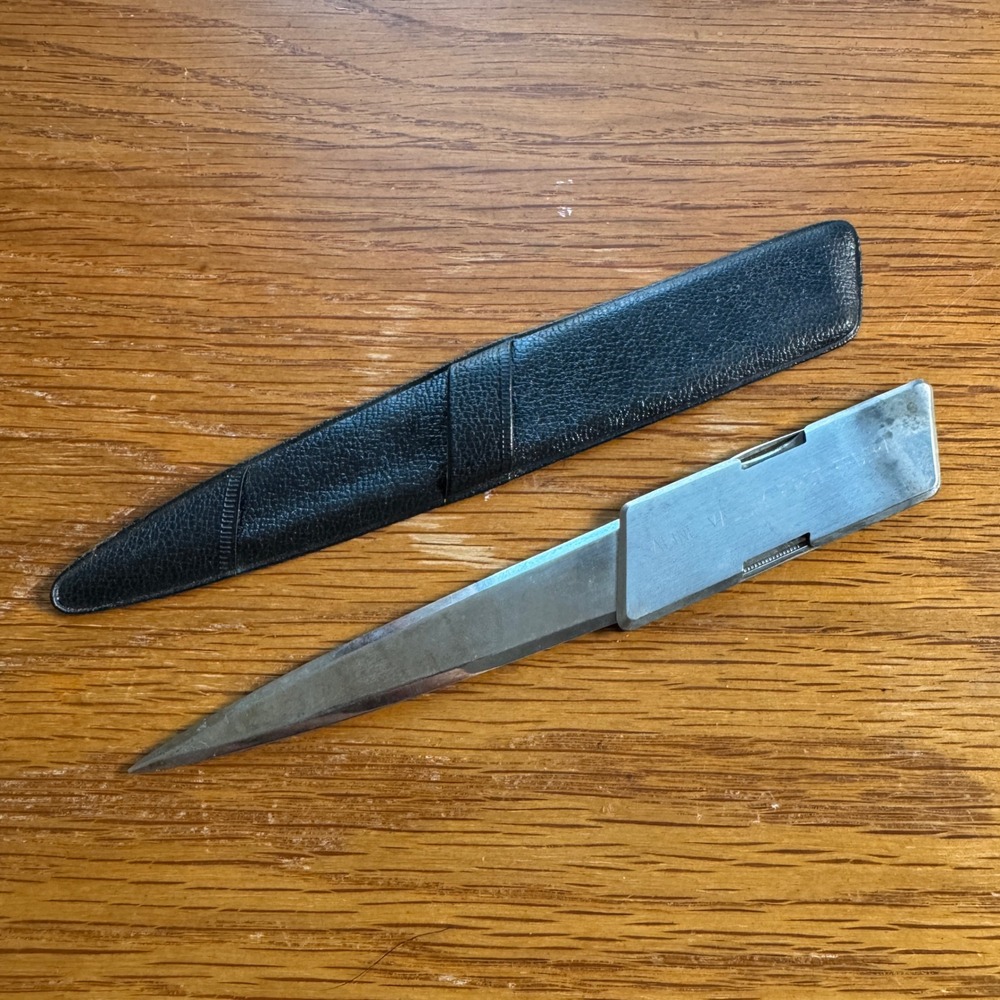 Vintage Saline Valley First Federal Illinois Vernco Letter Opener‎ multi tool